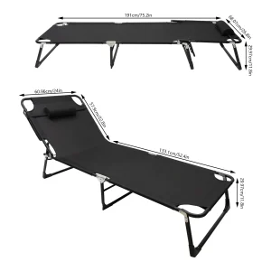 4-Position Folding Camping Cot
