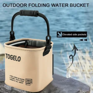 Collapsible Handheld Fishing Bucket